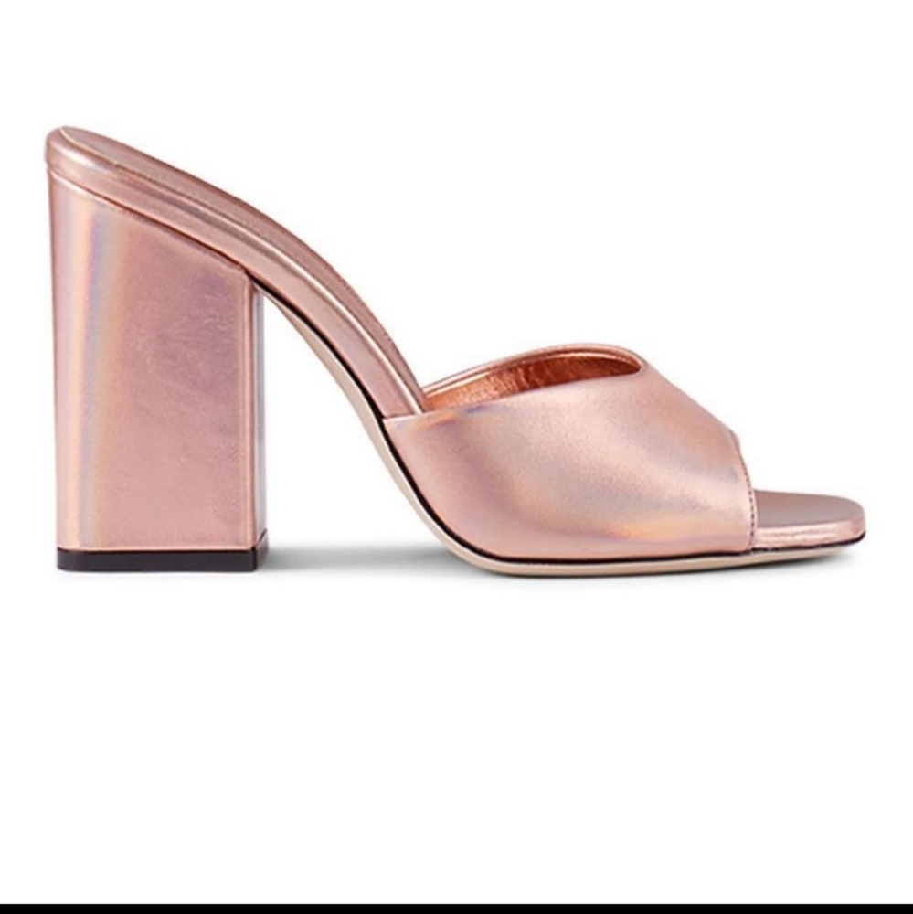 Paris Texas Anja 100mm leather mules